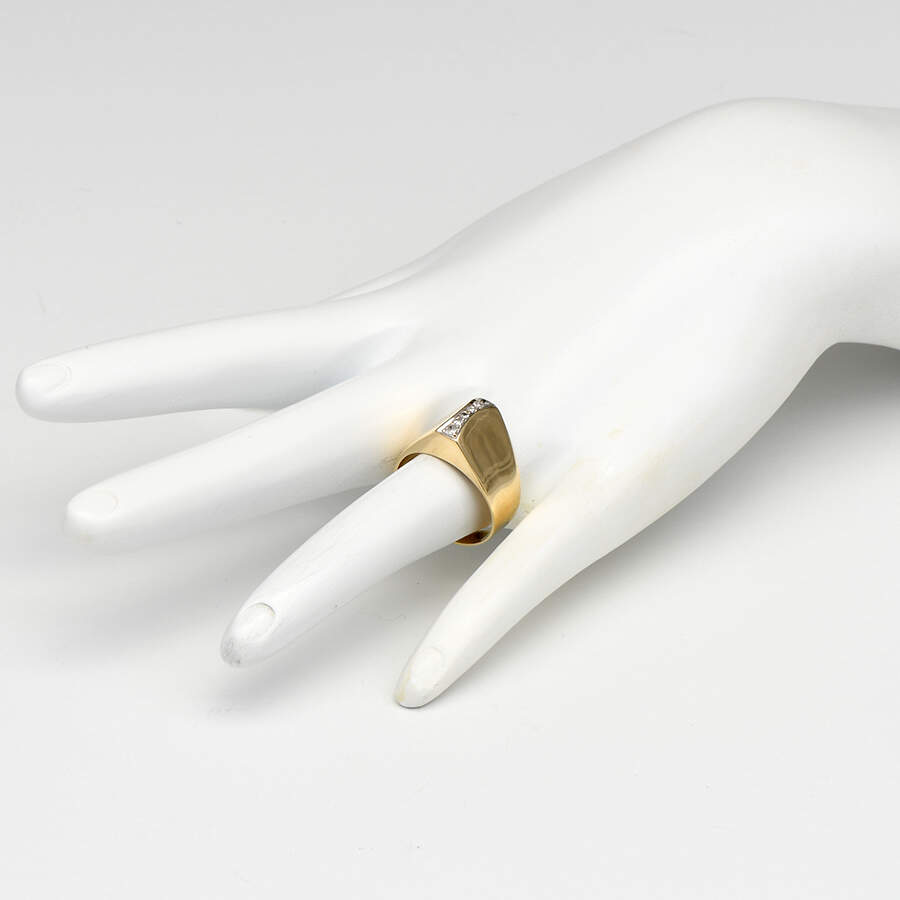 14KY Diamond(0.04) Accent High Polish Ring-5