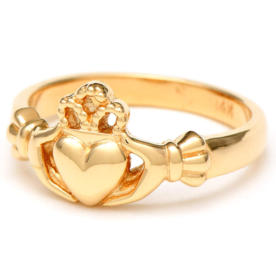 14KY Claddagh Ring-1
