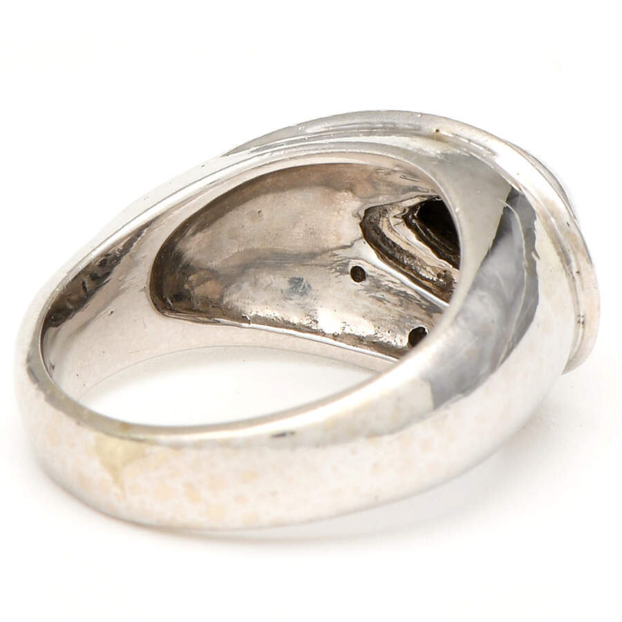 14KW Vintage Diamond(0.23) Textured Buckle Ring-2