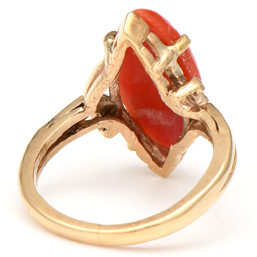 14KY Vintage Coral(4.72) Ring-2