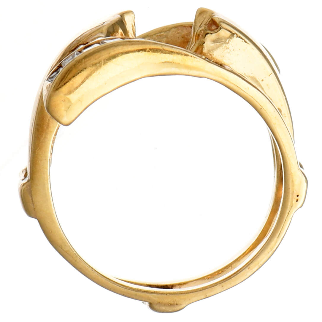 14KY Custom Diamond(0.98) Guard Ring-4