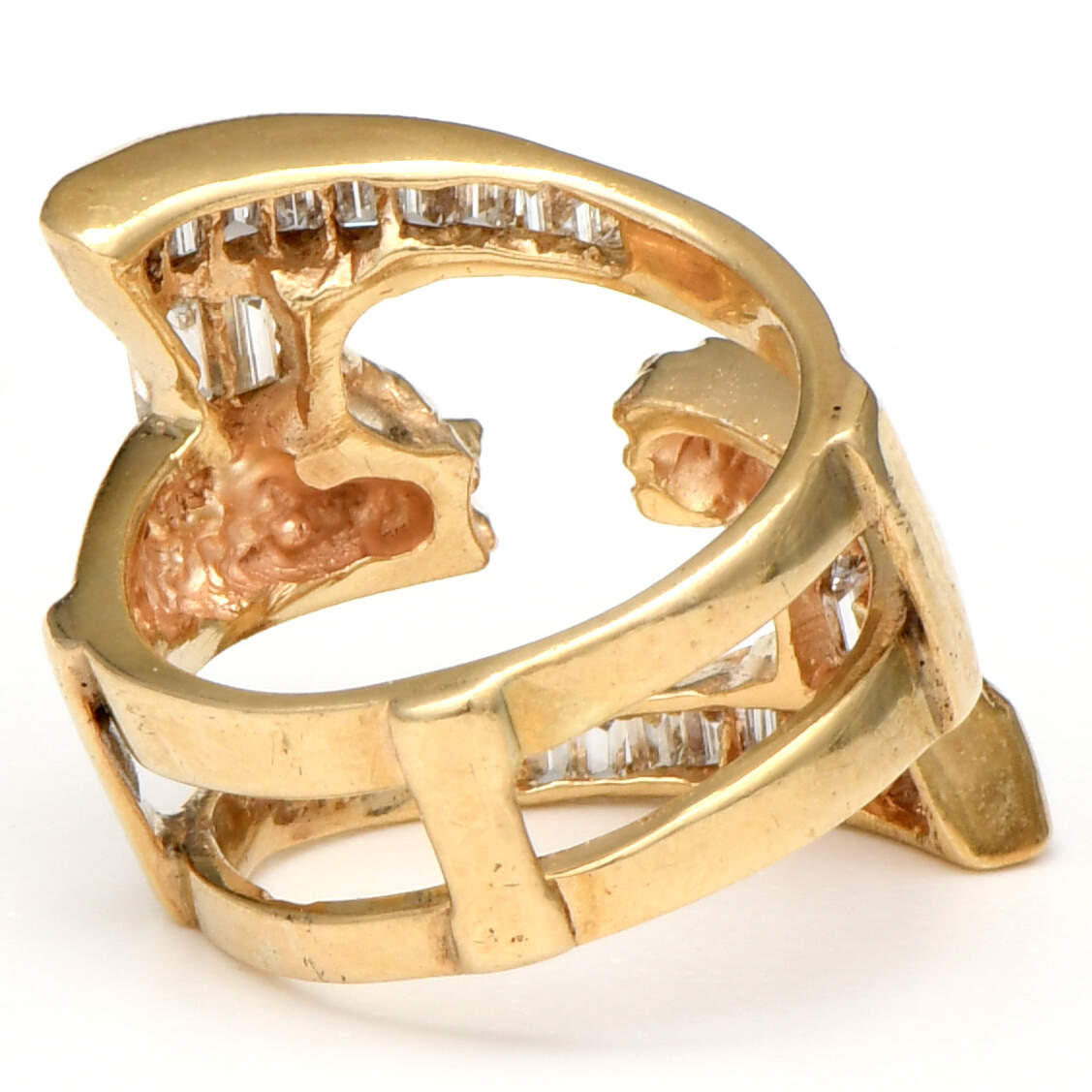 14KY Custom Diamond(0.98) Guard Ring-2