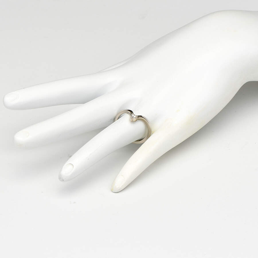 14KW Diamond(0.06) Chevron Ring-5