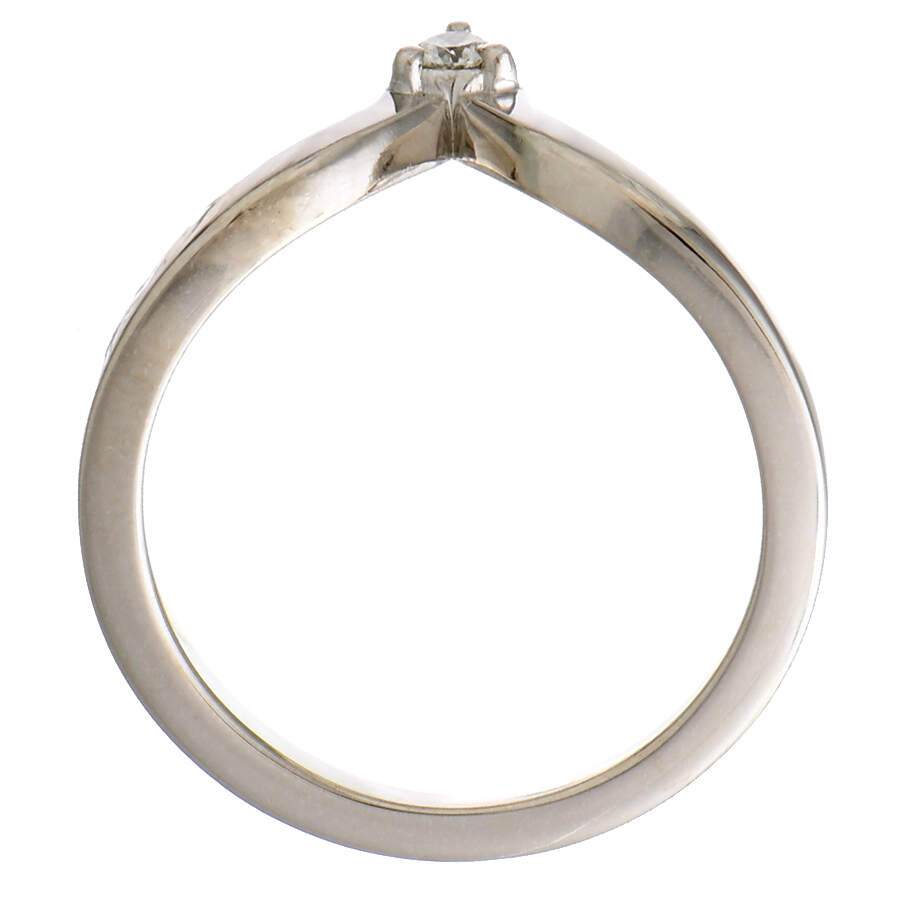 14KW Diamond(0.06) Chevron Ring-4