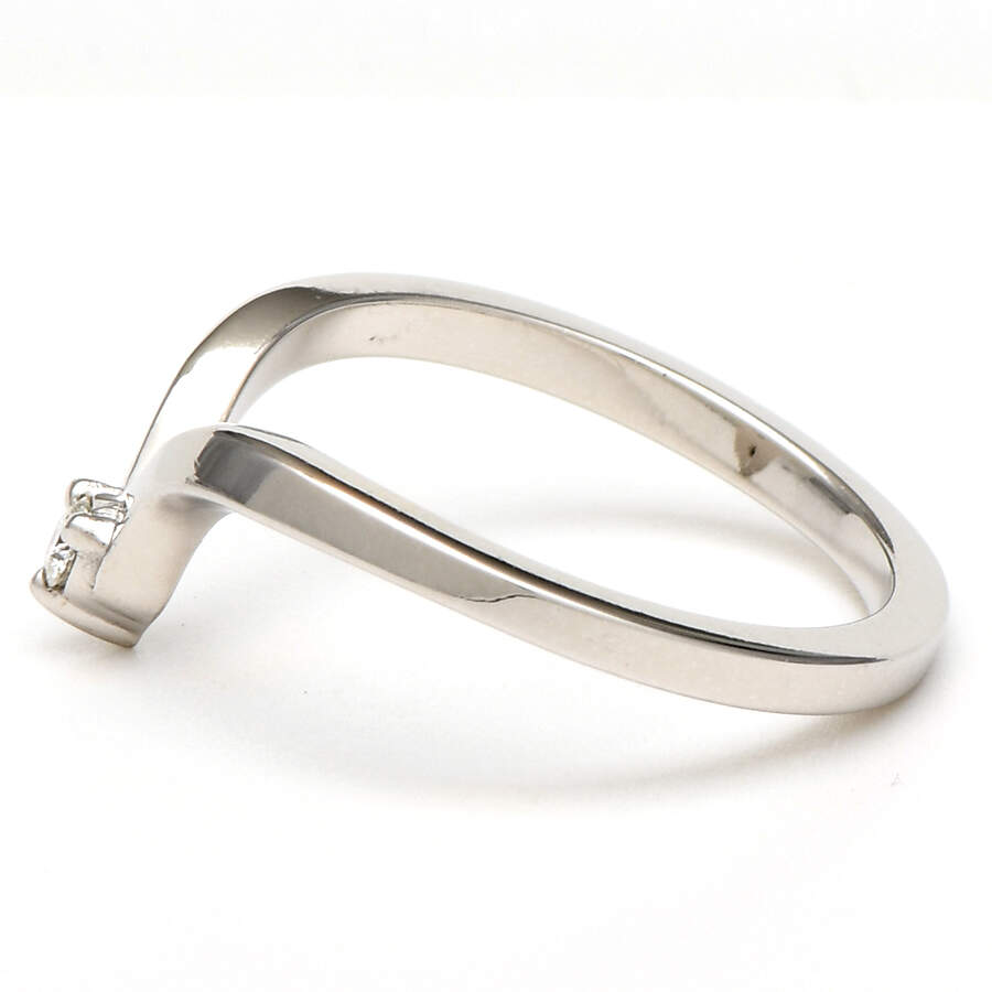 14KW Diamond(0.06) Chevron Ring-3