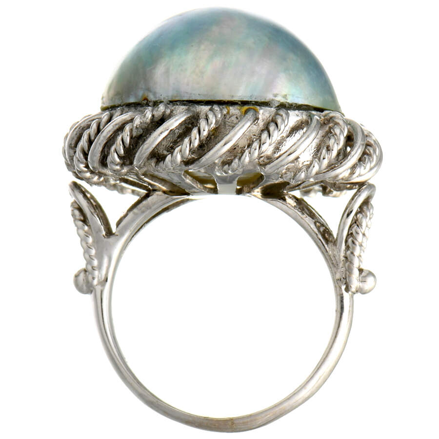 14KW Large Mabe Pearl Ring-4