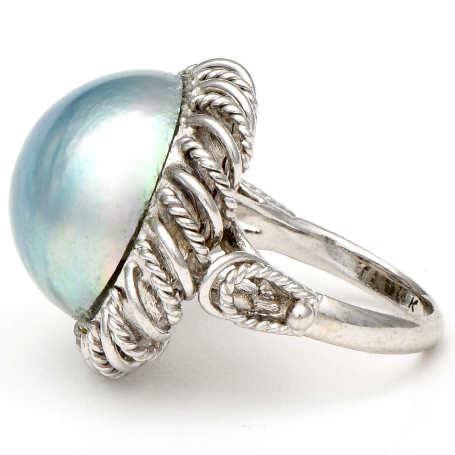 14KW Large Mabe Pearl Ring-3