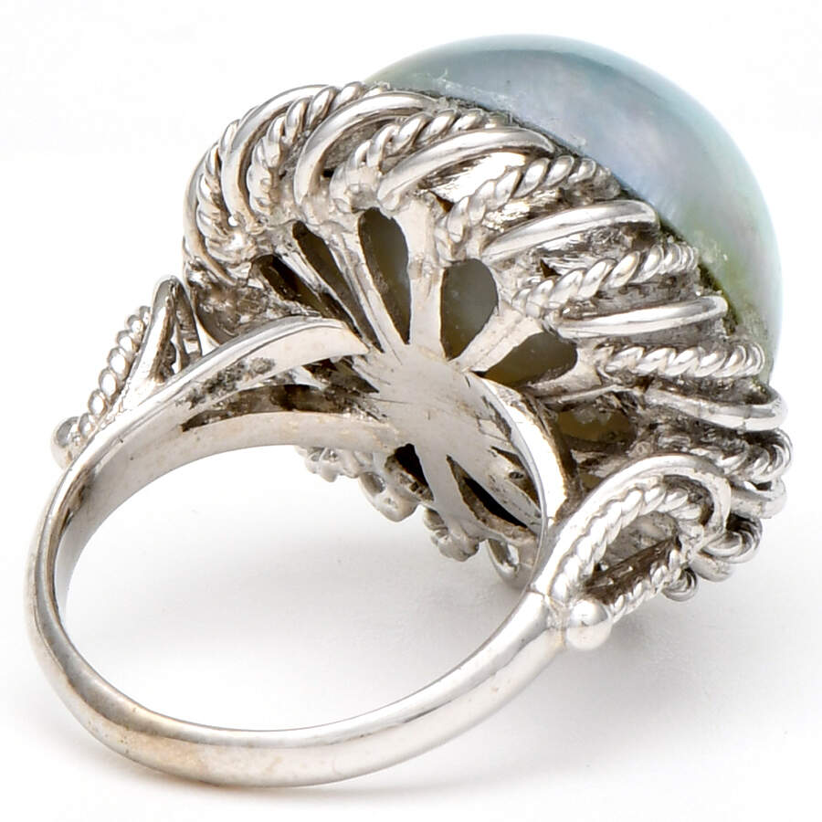 14KW Large Mabe Pearl Ring-2