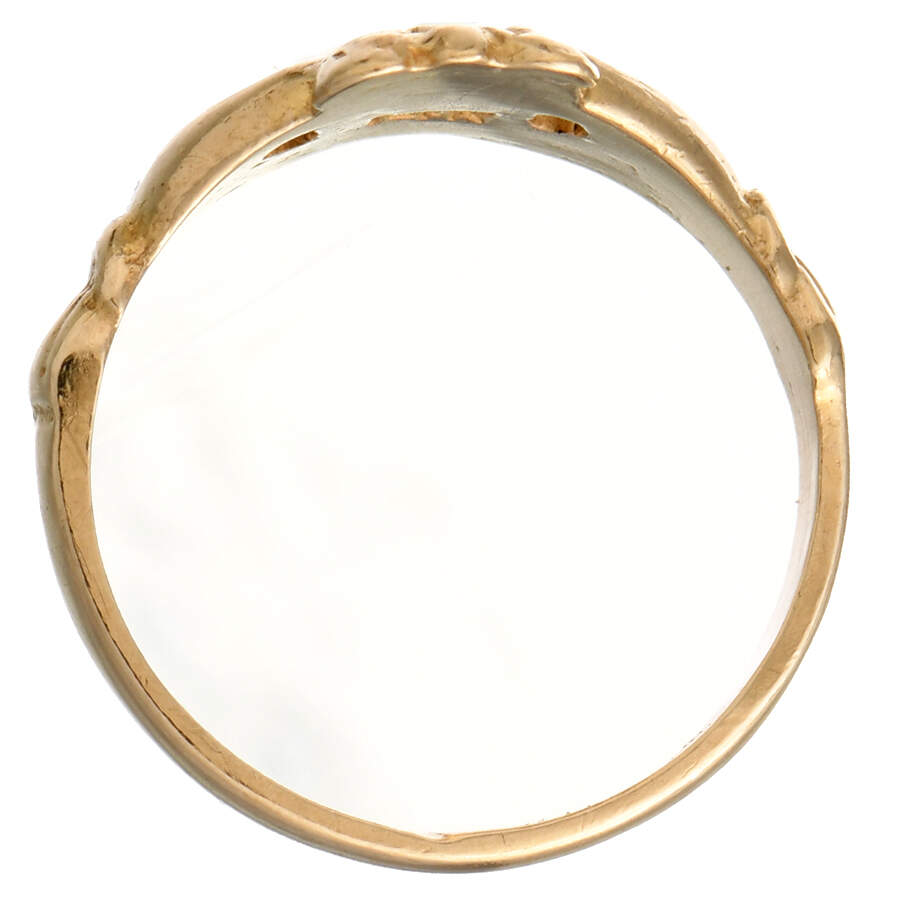 14KY Claddagh Band Ring-4