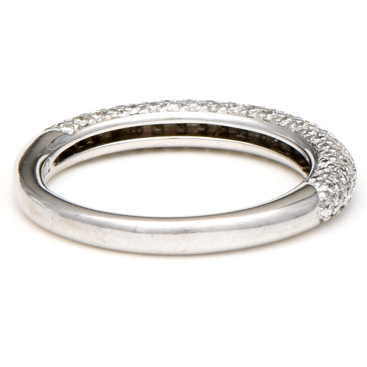 18KW Pave Diamond(0.80) Band Ring-2