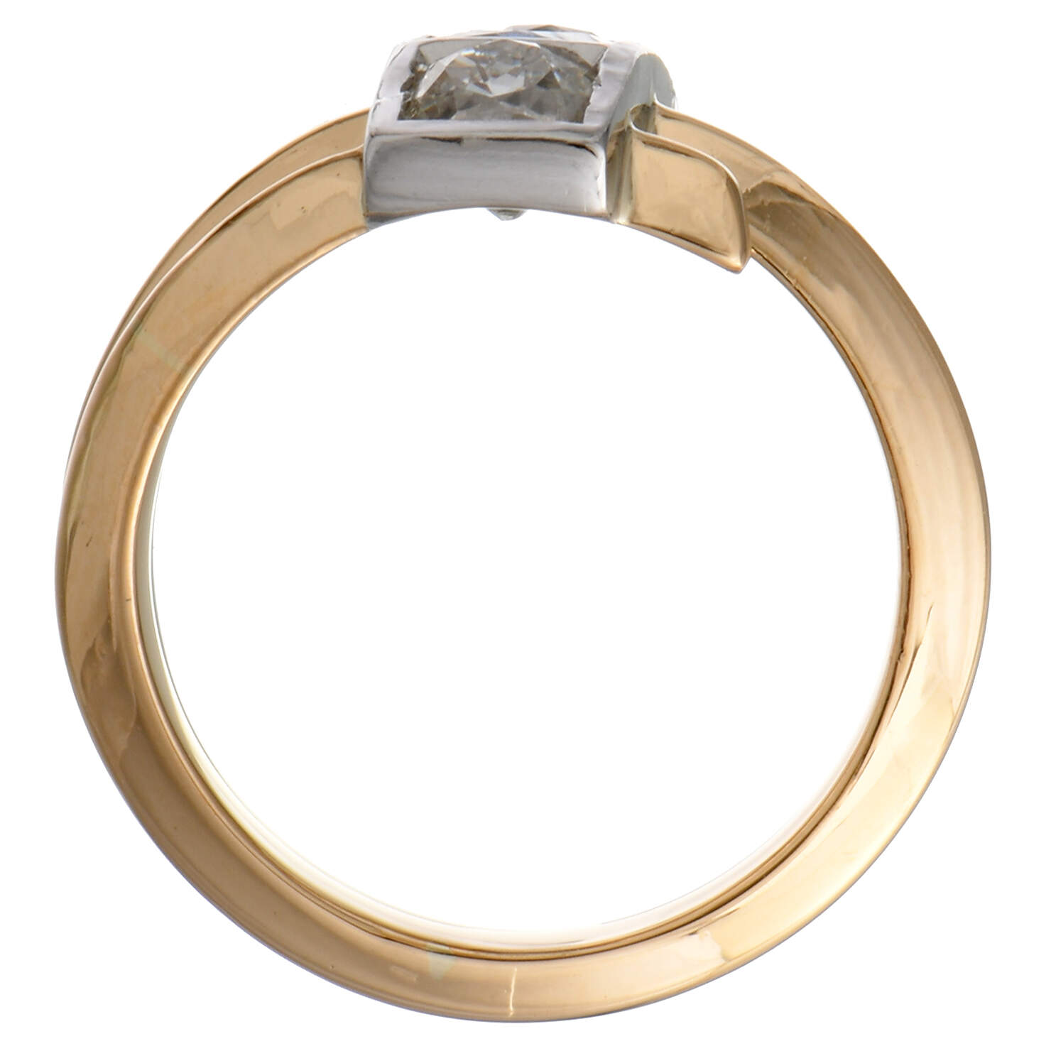 14KY Platinum Vintage Diamond(1.37) & Sapphire(0.64) Triple Wrap Ring-4
