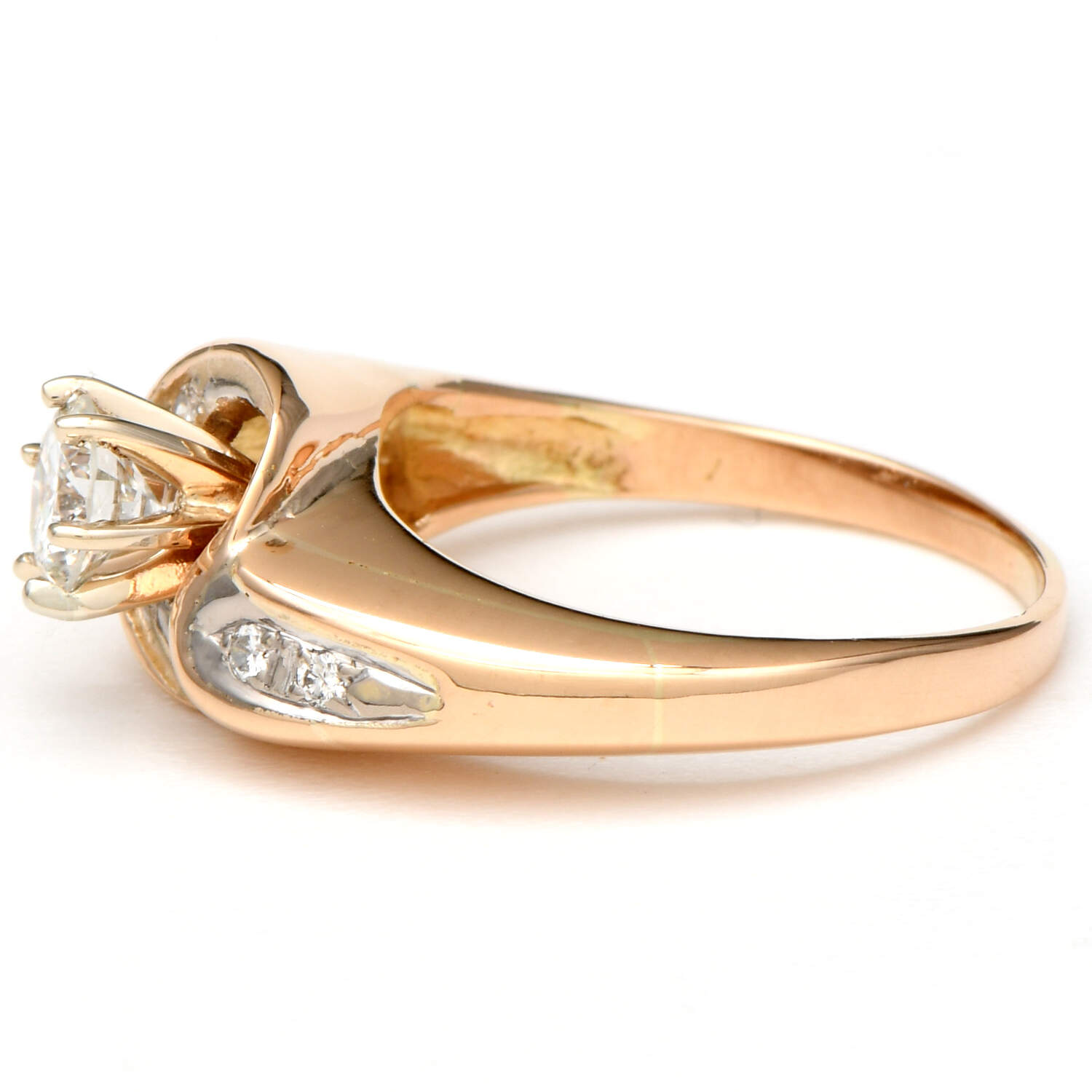 14KY Diamond (0.47) Bridal Ring-3