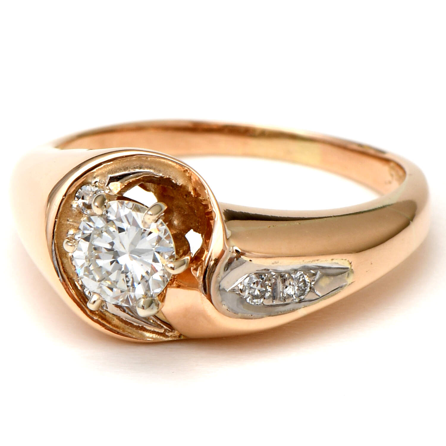 14KY Diamond (0.47) Bridal Ring-1