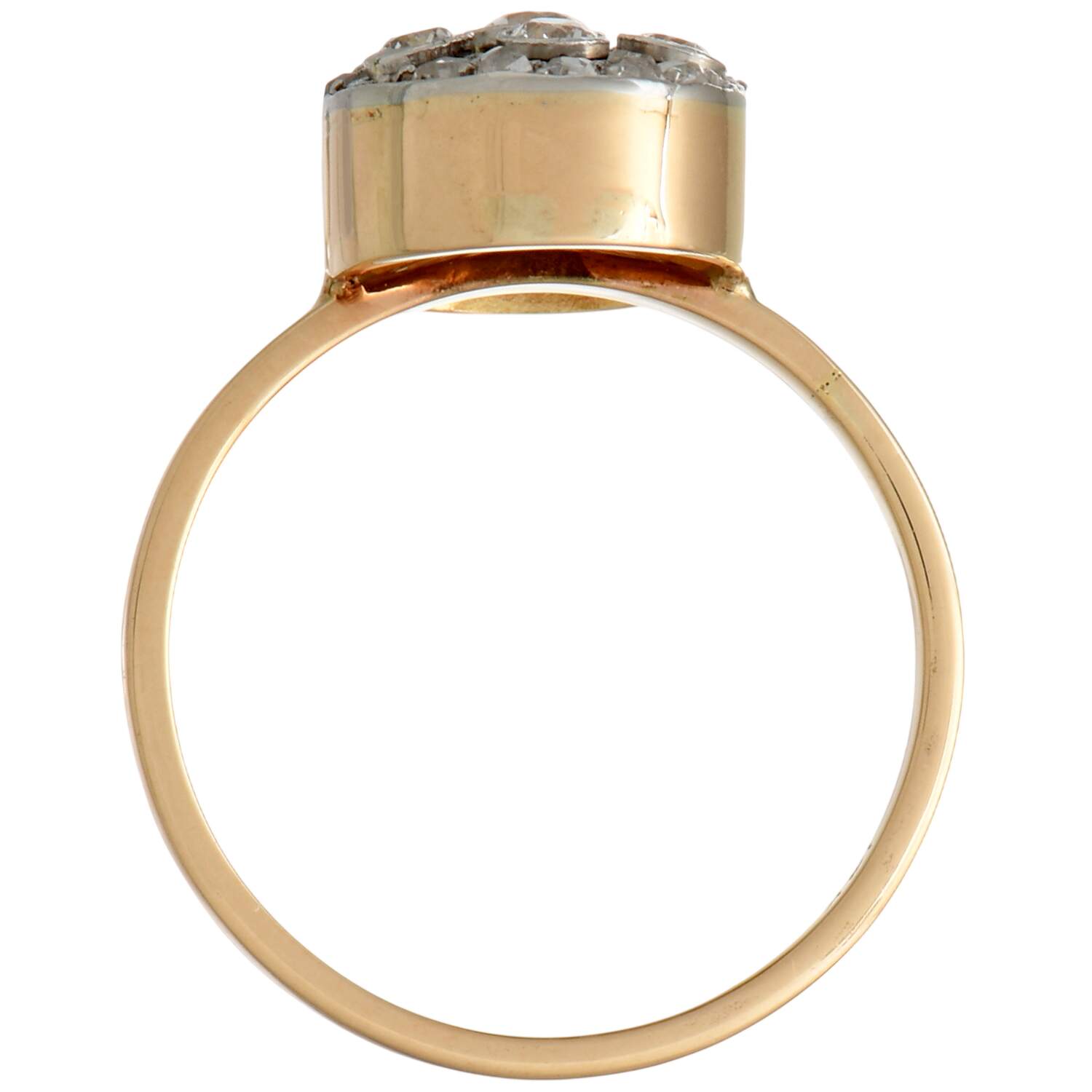 12/14KY Vintage Diamond(0.52) Cluster Ring-5
