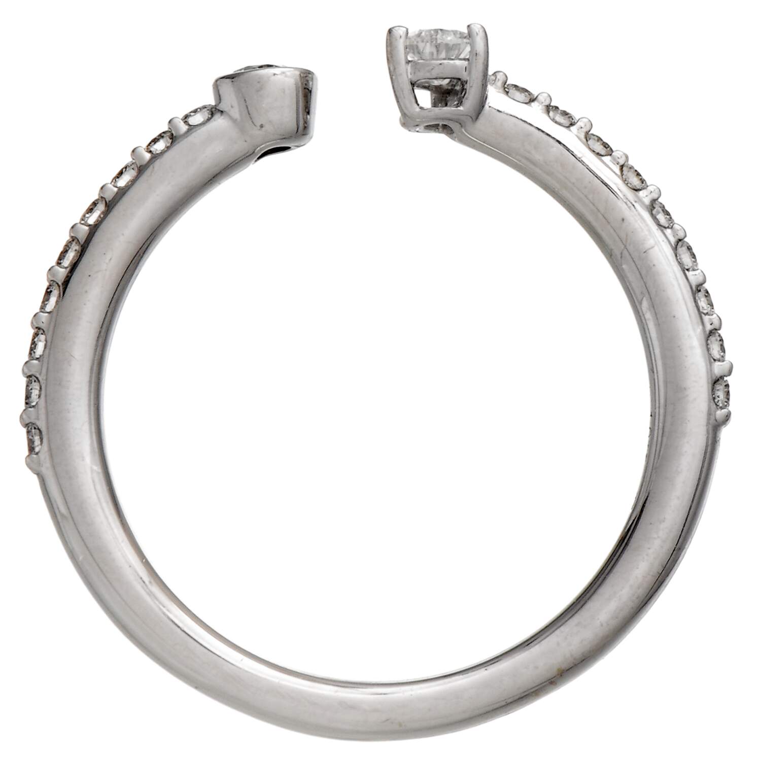 18KW Penny Preville Diamond(0.53) Cuff Ring-5