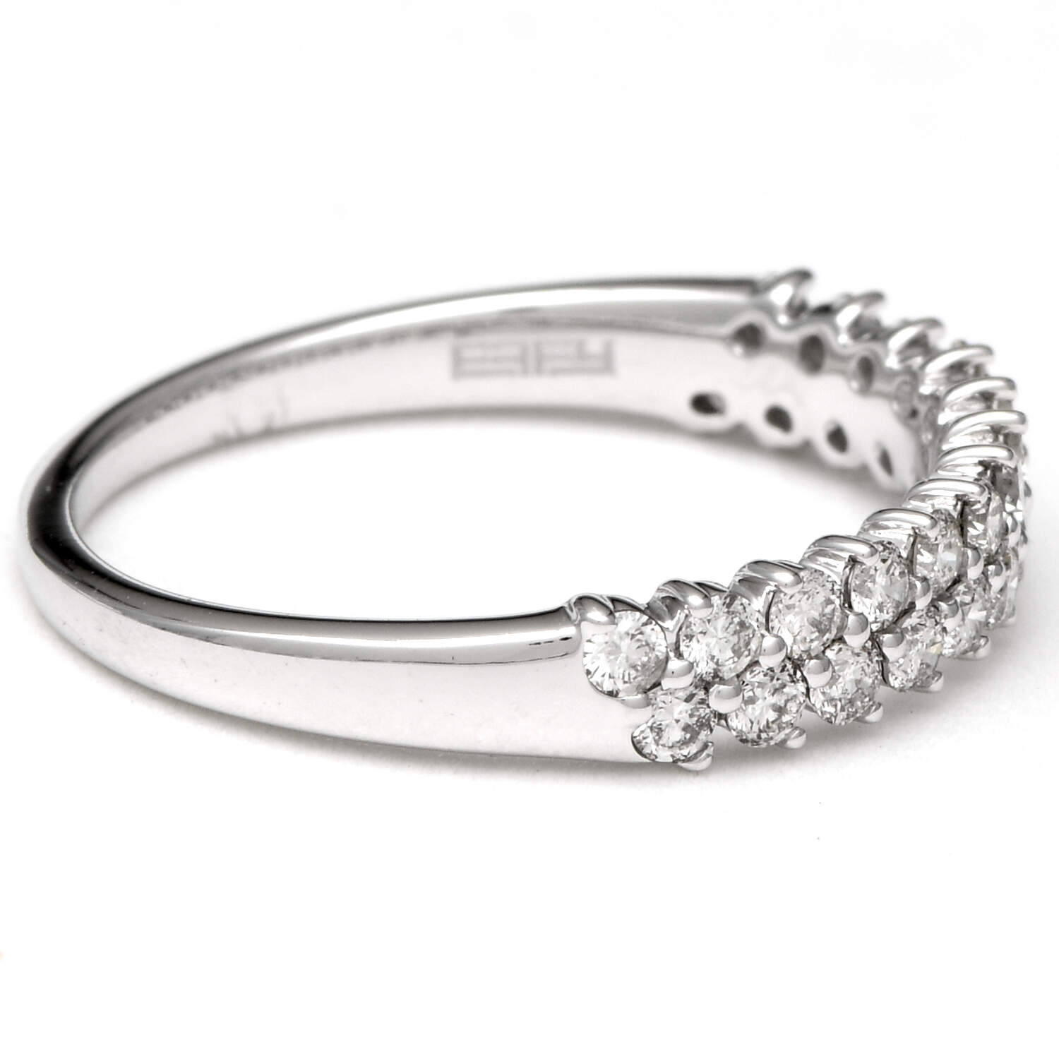 14KW Effy Diamond(0.25) Double Row Band Ring-3