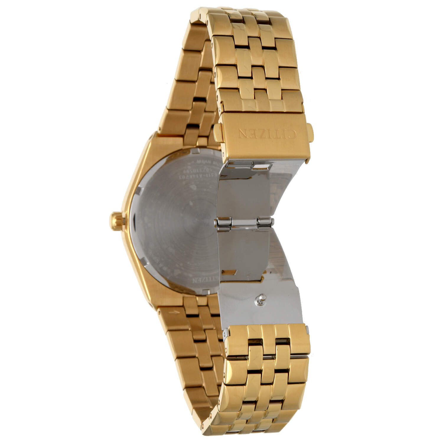 Citizen Corso Gold PVD Black Dial Eco Drive Quartz Watch-4