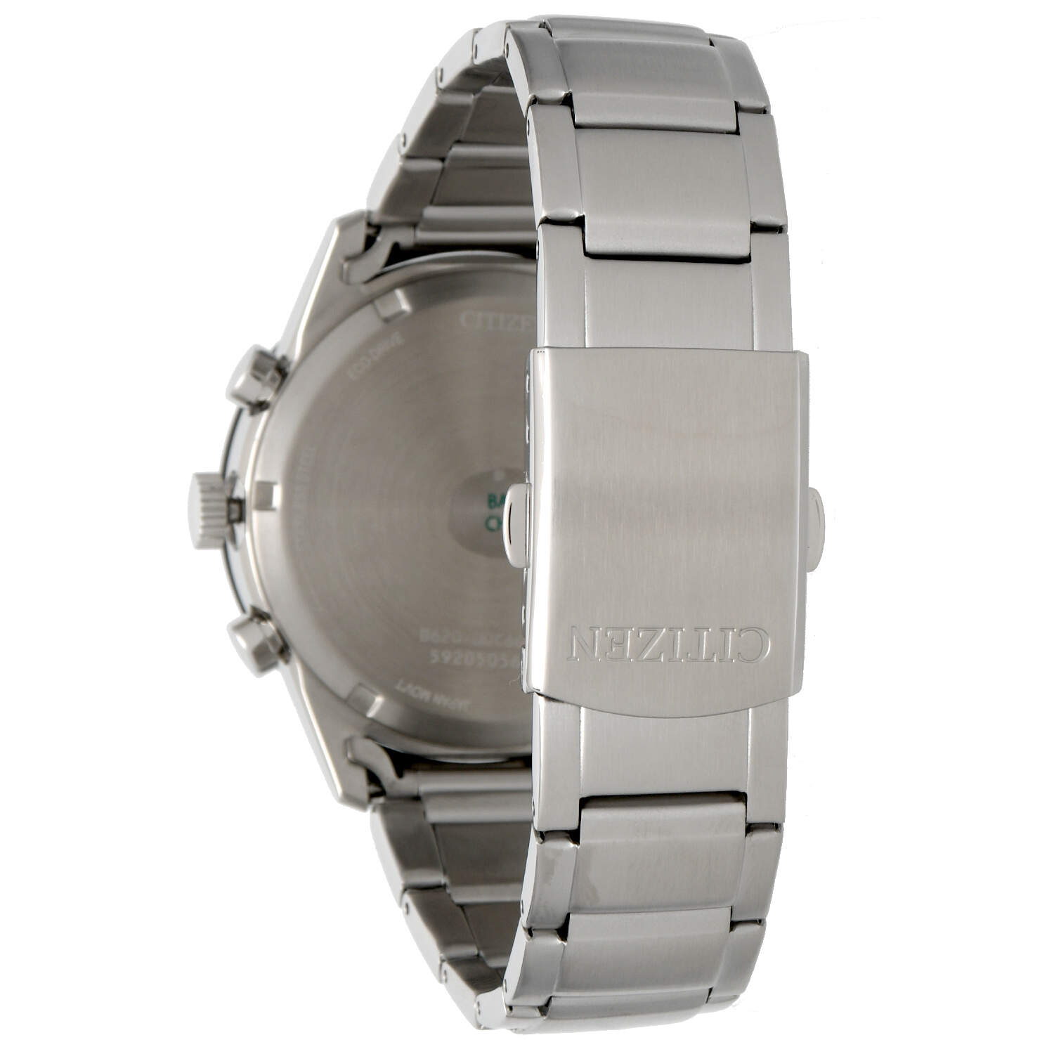 Citizen Sport Chronograph Green Dial Eco Drive Quartz Watch-3