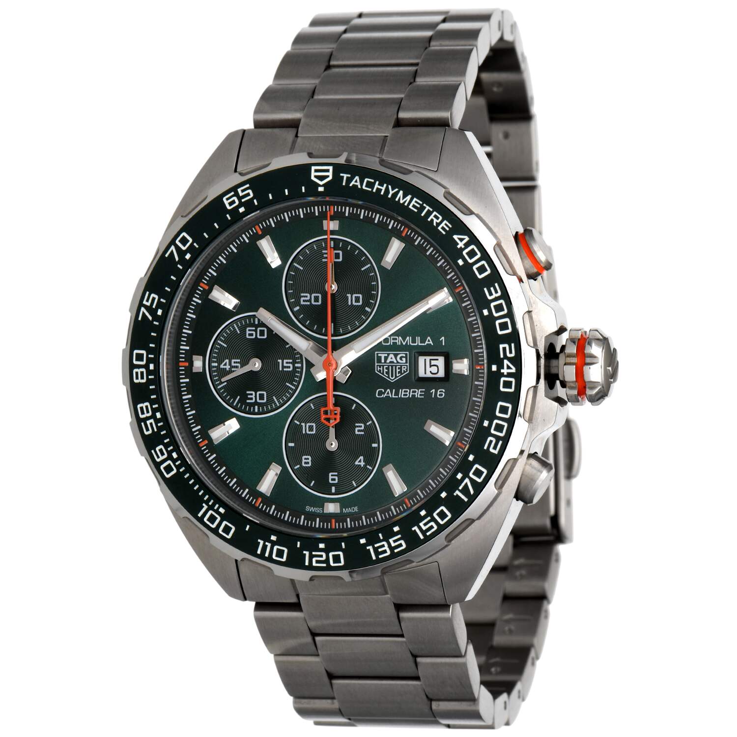 TAG Heuer Formula 1 44mm Green Dial Quartz Chronograph-1