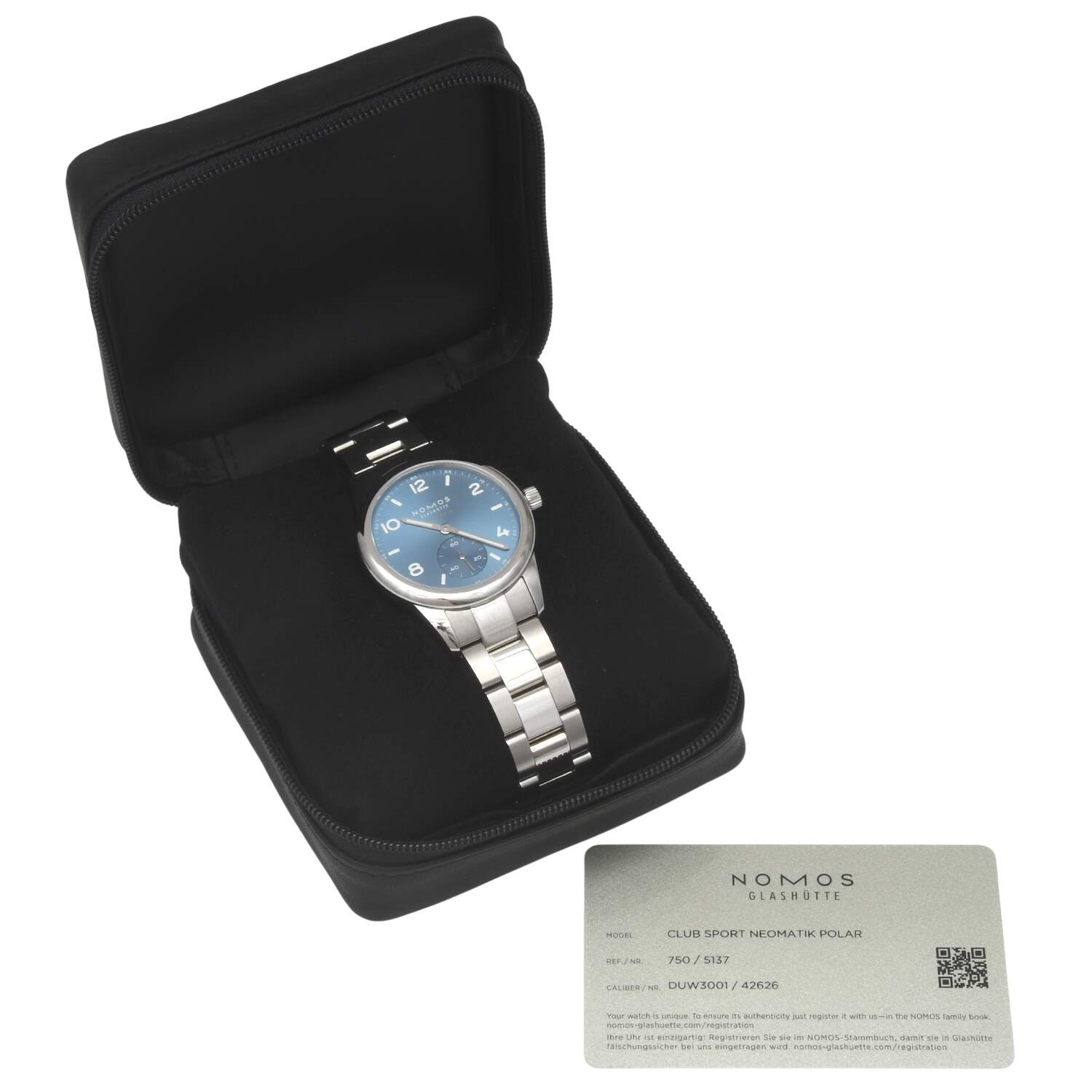 Nomos Neomatik Polar 37mm-10