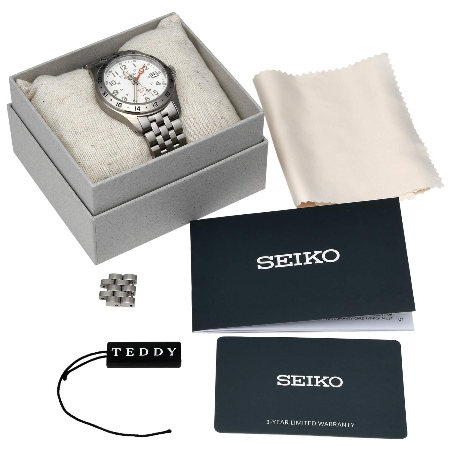 Seiko 5 Sports SSK059 White Dial GMT-10