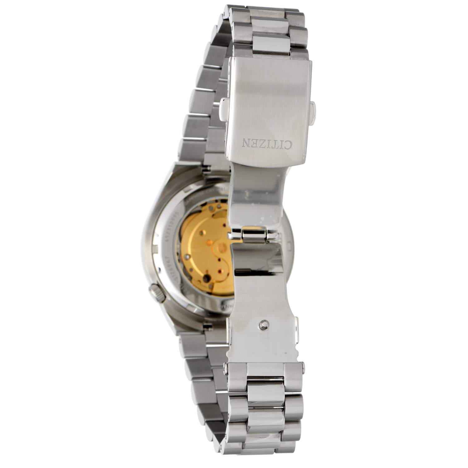 Citizen Pre-Owned Excellent Condition Tsuyosa Orange Dial Automatic Watch-4