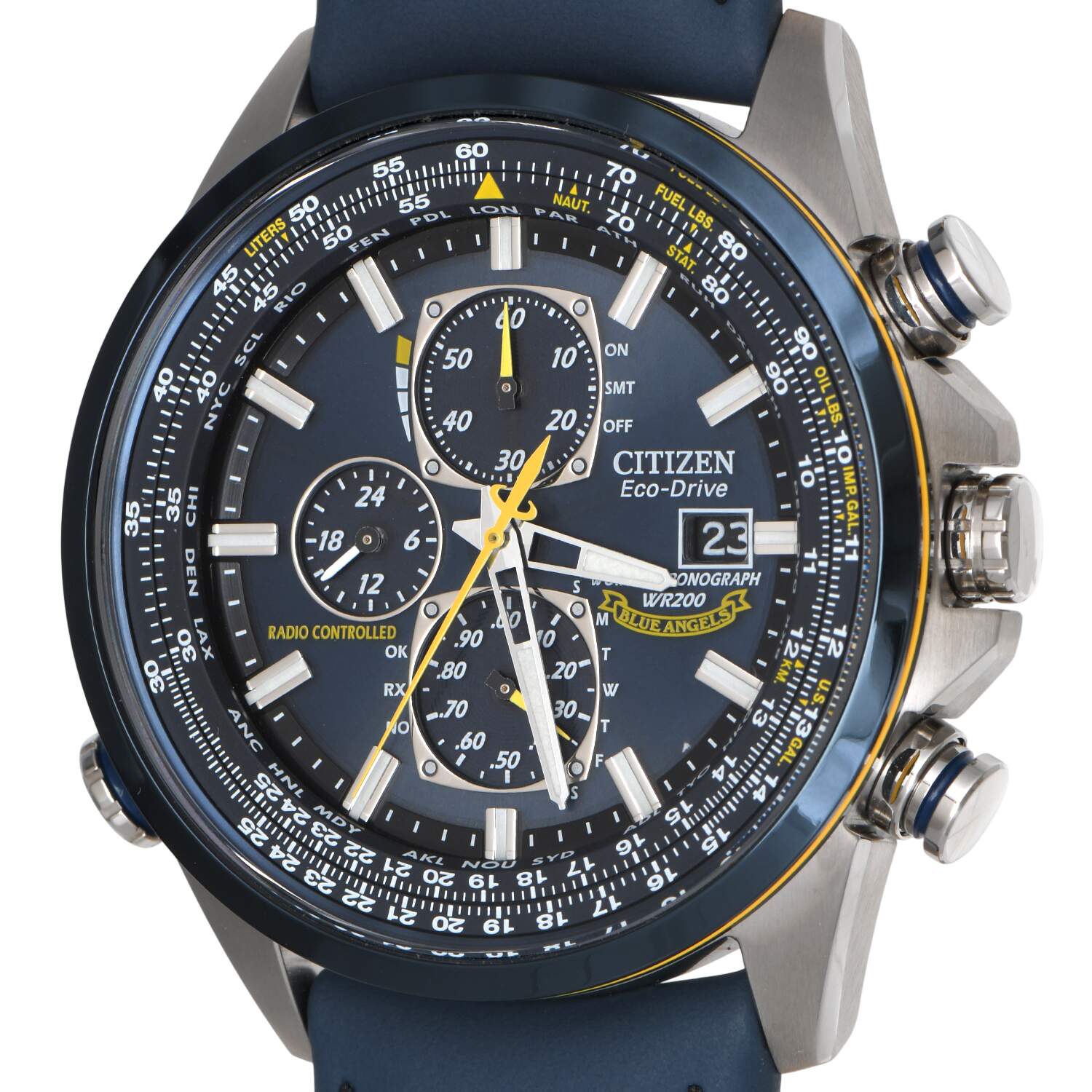 Citizen Blue Angels Eco Drive Radio Controlled Chronograph-7