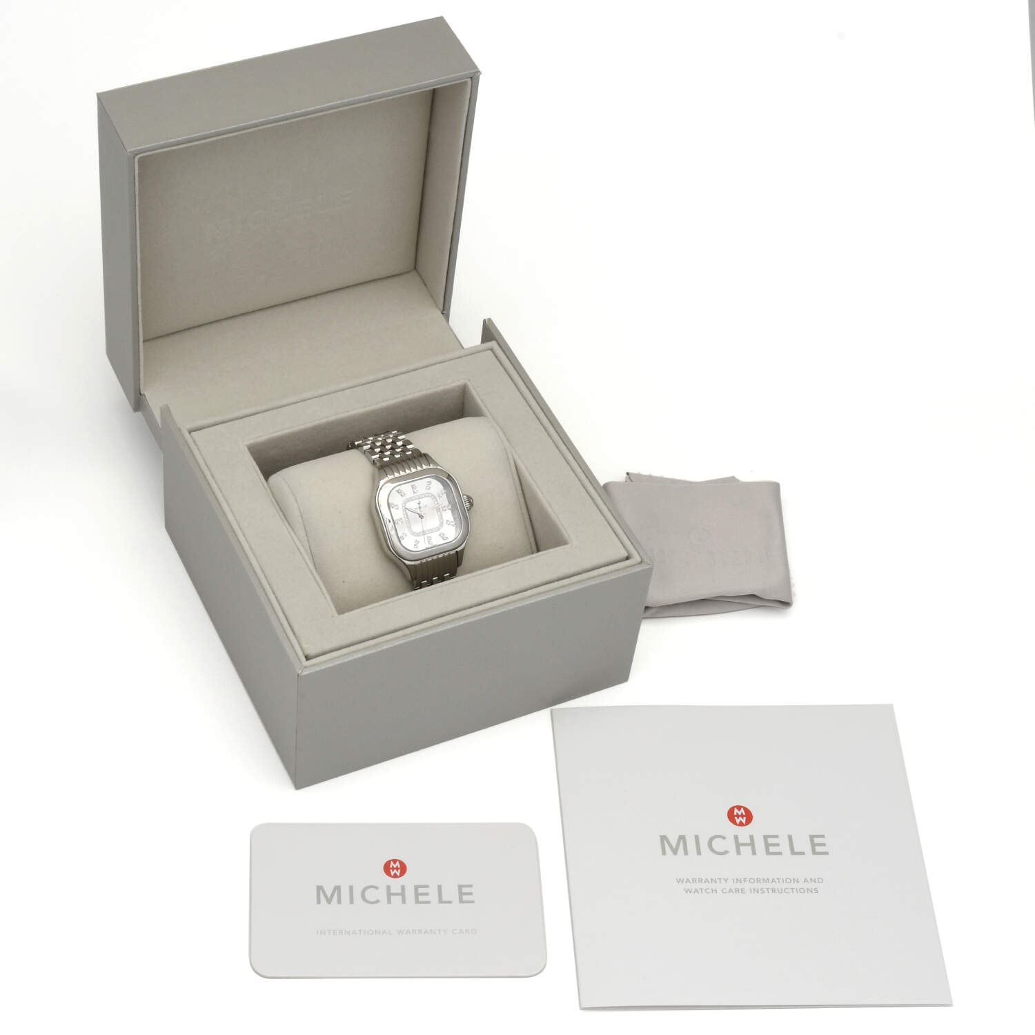 Michele Meggie High Shine 29mm Quartz Watch-11