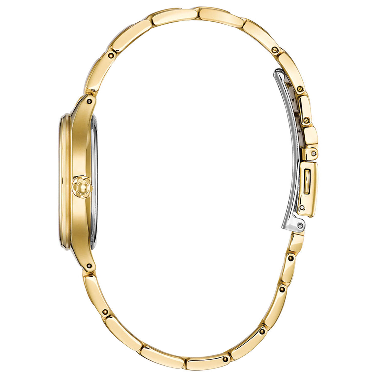 Citizen Corso Gold PVD Eco Drive Silver Dial-3