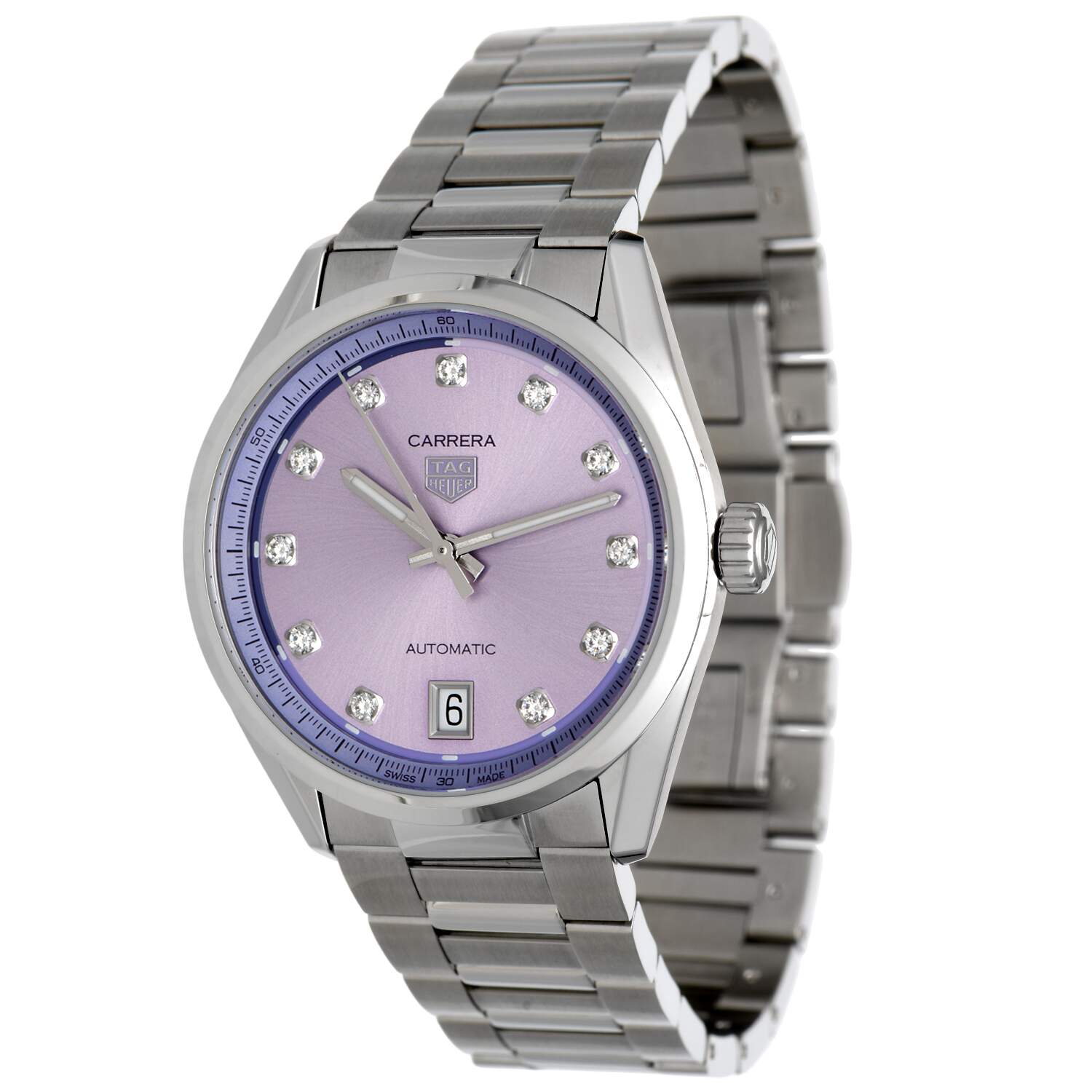 TAG Heuer Carrera Date with Purple Dial 36mm-1