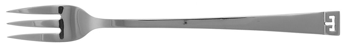 Chinese Key (Sterling, 1969) Cocktail/Seafood Fork by Allan Adler-1
