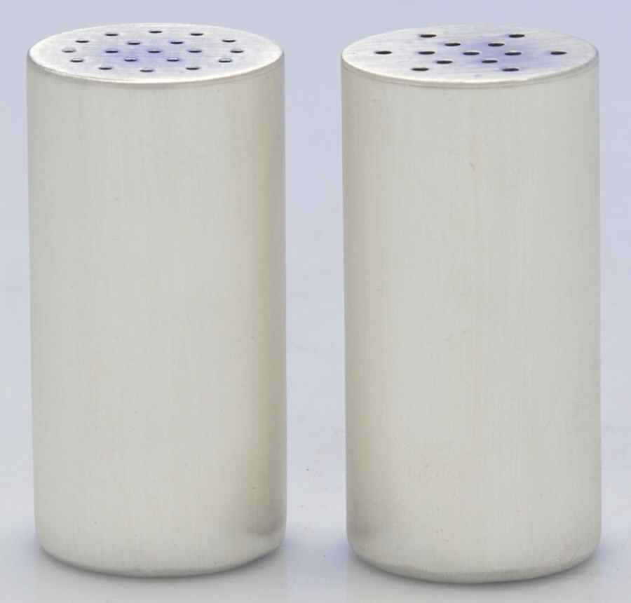 Sterling Hollowware Salt and Pepper Set by Allan Adler-1