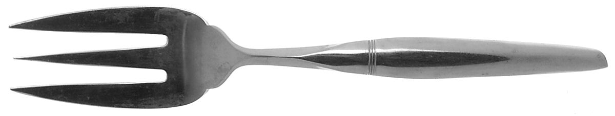 AEF1 (STAINLESS) Medium Solid Cold Meat Serving Fork by Amere-1