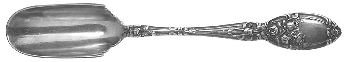 Brides Bouquet (Silverplate, 1908) Solid Cheese Scoop by Alvin-1
