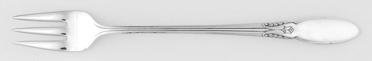 Cameo (Silverplate, 1935) Cocktail/Seafood Fork by Alvin-1