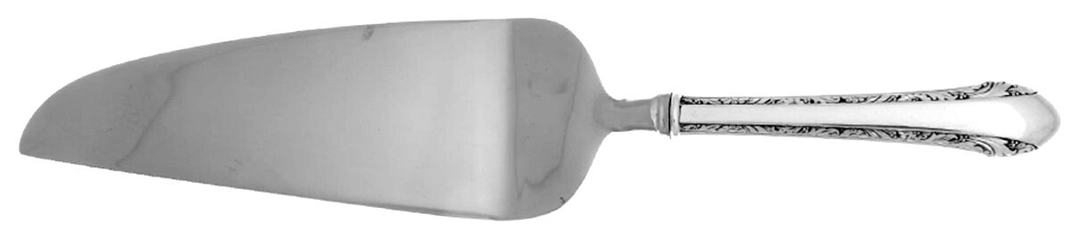 Chased Romantique (Sterling, 1933) Pie and Cake Server with Stainless Blade HC by Alvin-1