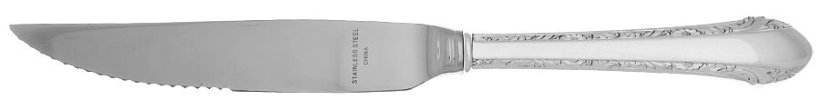 Chased Romantique (Sterling, 1933) Steak Knife Individual Hollow, Serrate HC by Alvin-1