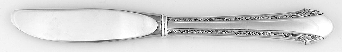 Chased Romantique (Sterling, 1933) Modern Hollow Butter Spreader (Stainless) by Alvin-1