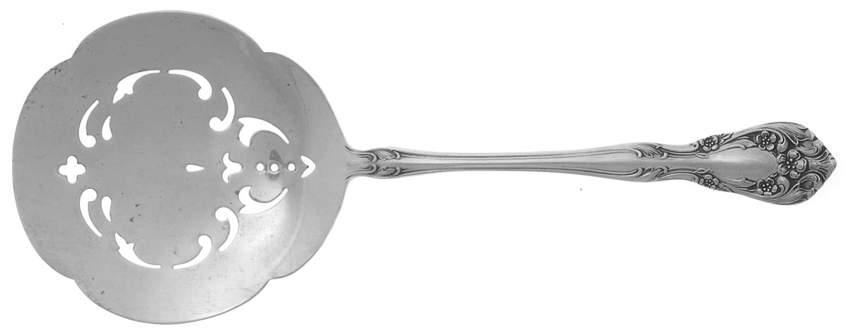 Chateau Rose (Sterling, 1940, No Monograms) Tomato Server, Solid Piece by Alvin-1