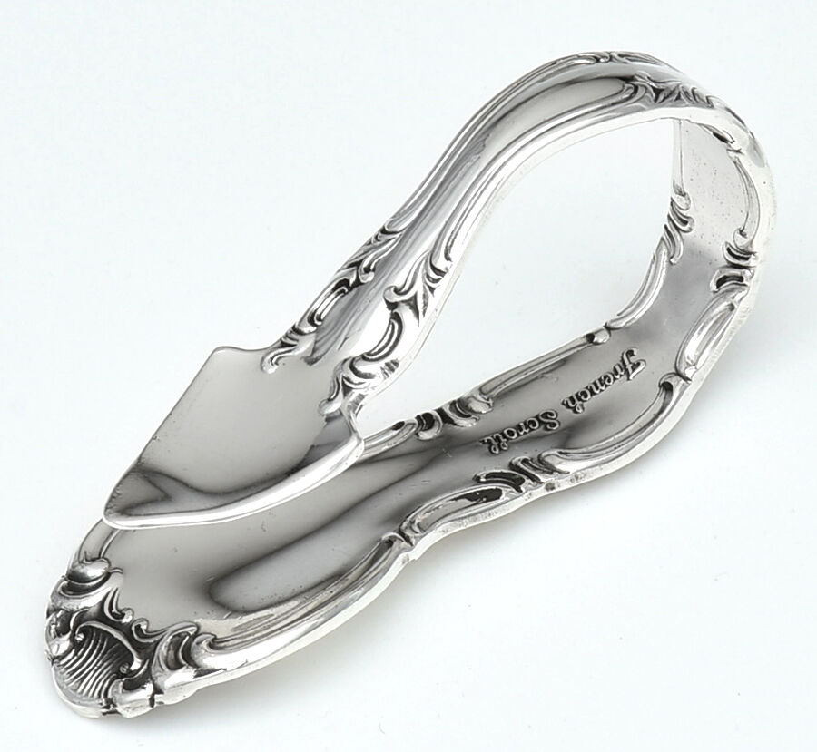 French Scroll (Sterling, 1953) Napkin Clip HC by Alvin-1