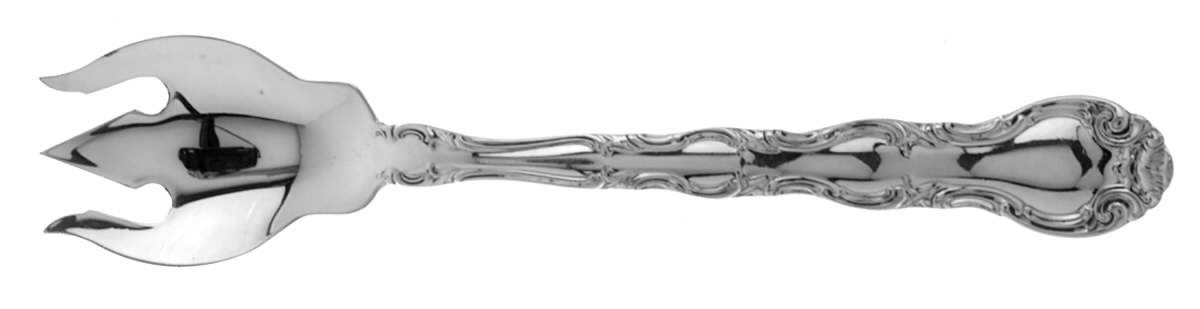 French Scroll (Sterling, 1953) Ice Cream Fork HC by Alvin-1