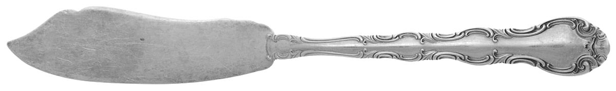 French Scroll (Sterling, 1953) Flat Handle Master Butter Knife by Alvin-1