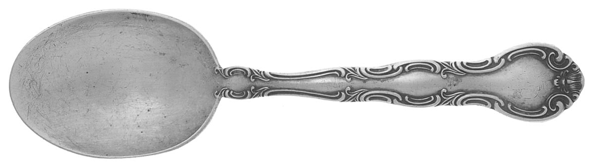 French Scroll (Sterling, 1953) Straight Handle Baby Spoon by Alvin-1