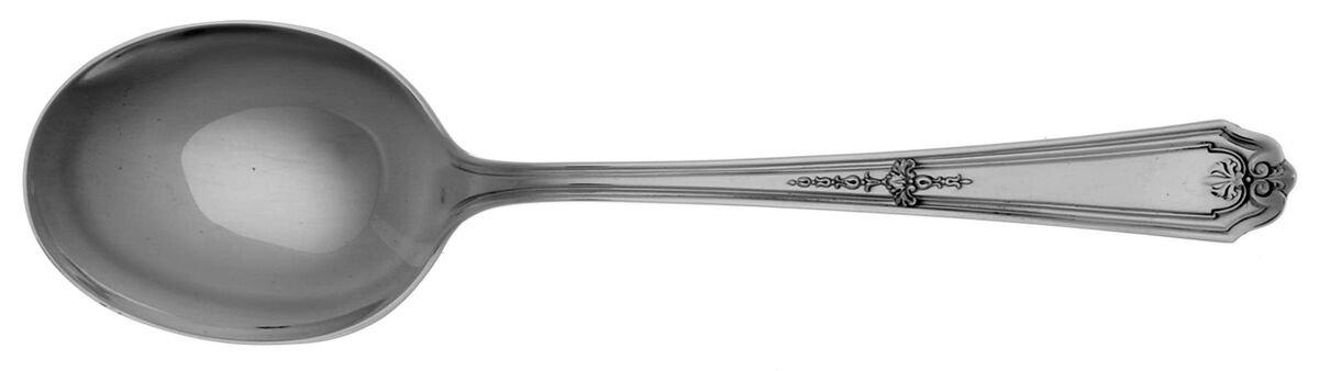 Gainsborough (Sterling, 1930) Round Bowl Soup Spoon (Gumbo) by Alvin-1