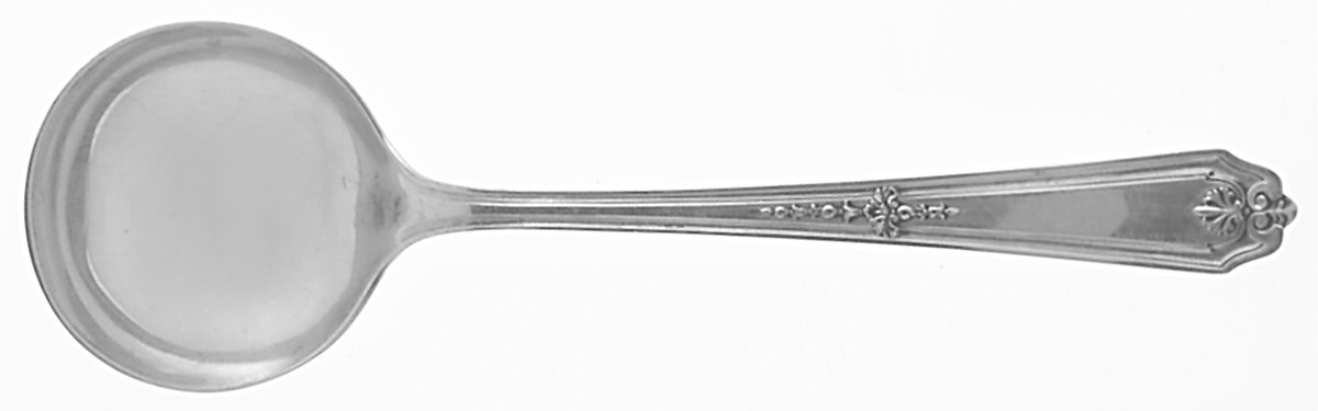 Gainsborough (Sterling, 1930) Round Bowl Soup Spoon (Bouillon) by Alvin-1