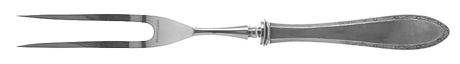 Lancaster (Silverplate, 1923) Small Steak Carving Fork with Stainless Prongs by Alvin-1