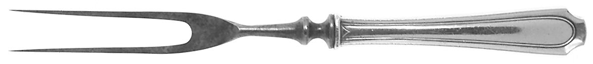 Lorna Doone (Sterling, 1925) Small Steak Carving Fork with Stainless Prongs by Alvin-1