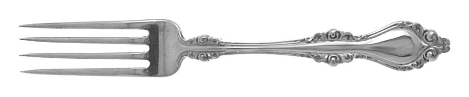 Lorraine (Sterling, 1904, No Monograms) Fork by Alvin-1