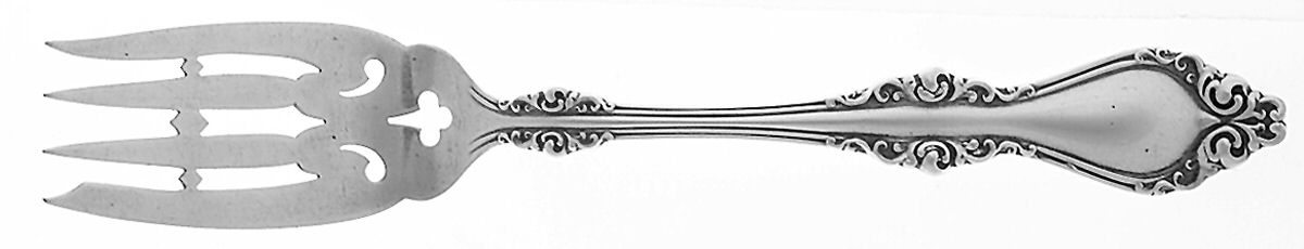 Lorraine (Sterling, 1904, No Monograms) Individual Salad Fork by Alvin-1