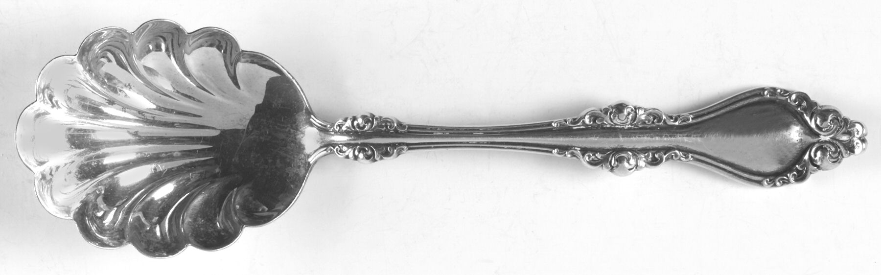 Lorraine (Sterling, 1904, No Monograms) Jam Spoon by Alvin-1
